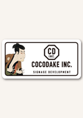 東洲斎写楽×COCODAKEロゴステッカー（大）