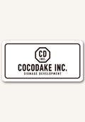 COCODAKE縦型ステッカー