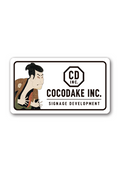 東洲斎写楽×COCODAKEロゴステッカー（小）